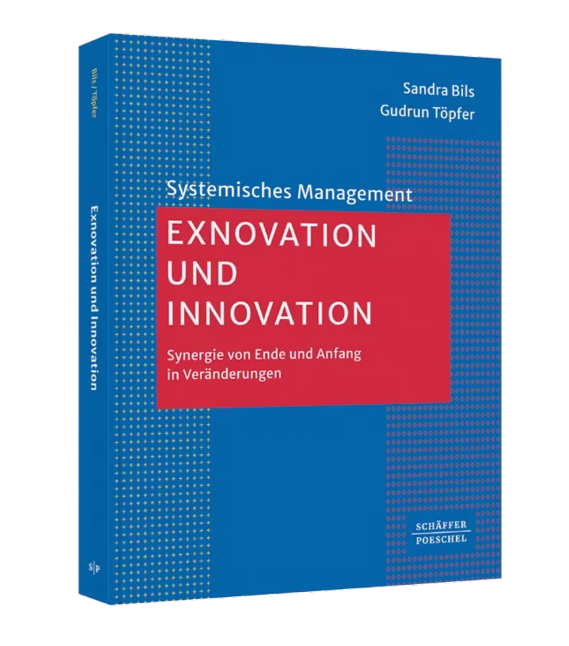 Buchcover des Buchs Exnovation und Innovation - Synergie von Ende und Anfang in Veränderungen, erschienen im Schäffer-Poeschl Verlag