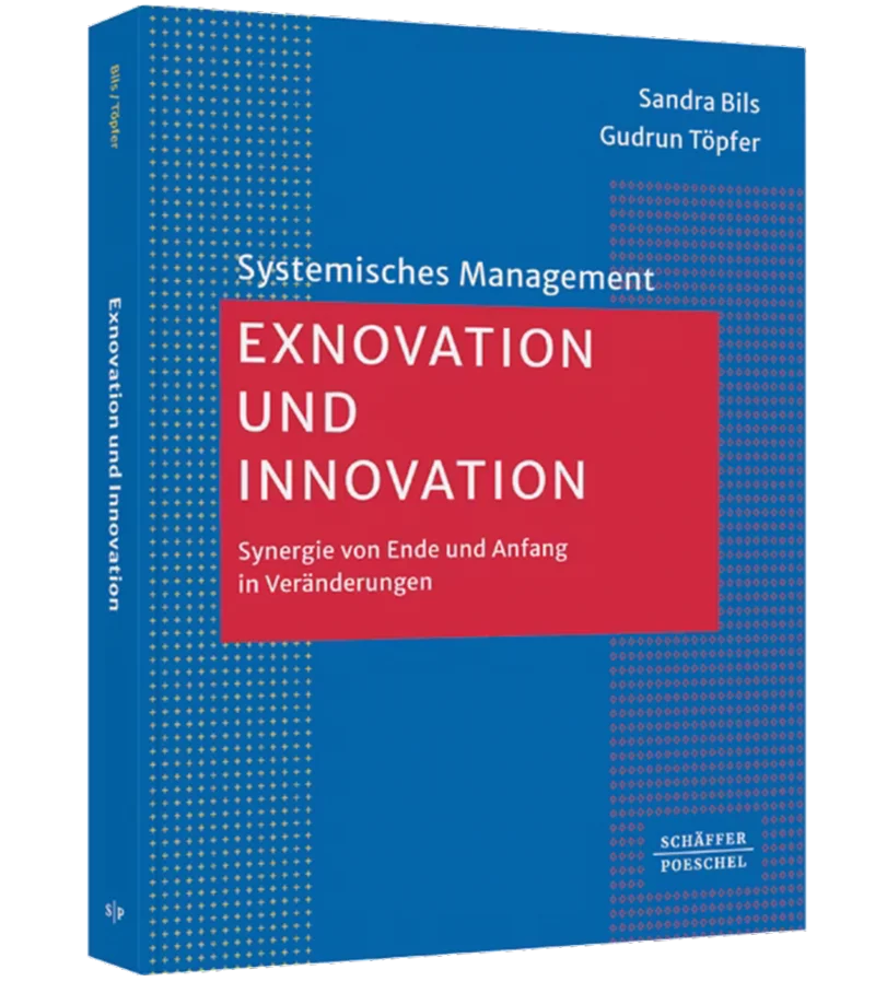 Buchcover des Buchs Exnovation und Innovation - Synergie von Ende und Anfang in Veränderungen, erschienen im Schäffer-Poeschl Verlag
